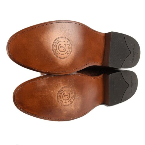 Cody James Black 1978 Mens Cognac Genuine Teju Lizard Leather Western Boots 11D - Picture 3 of 6